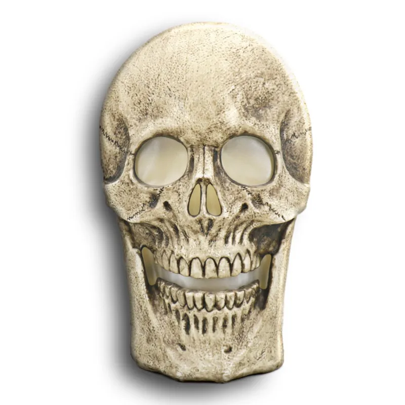 HALLOWEEN - CALAVERA ANIMADA GIGANTE LED DE 60 x 36 x 16