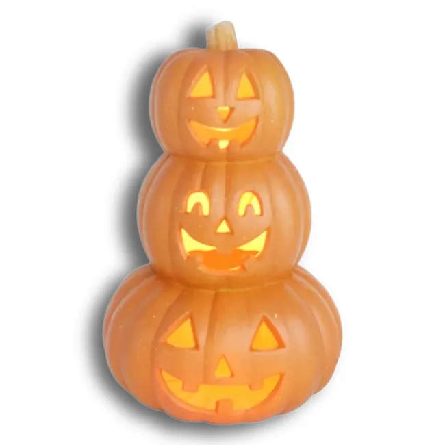 HALLOWEEN - CALABAZA GRANDE TRIPLE LED 23 x 23 x 34