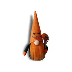 HALLOWEEN - GNOMO GORRO NARANJO