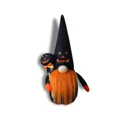 GENERICO - GNOMO HALLOWEEN GORRO NEGRO