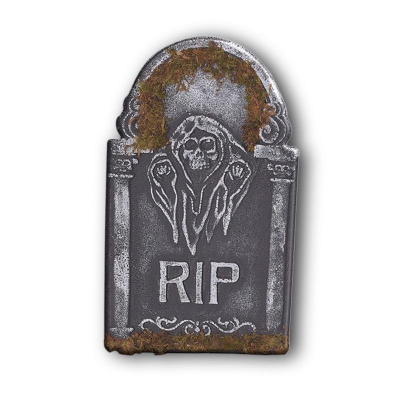 HALLOWEEN - LÁPIDA MUERTE FANTASMA 54 x 32 x 2,5 cms.