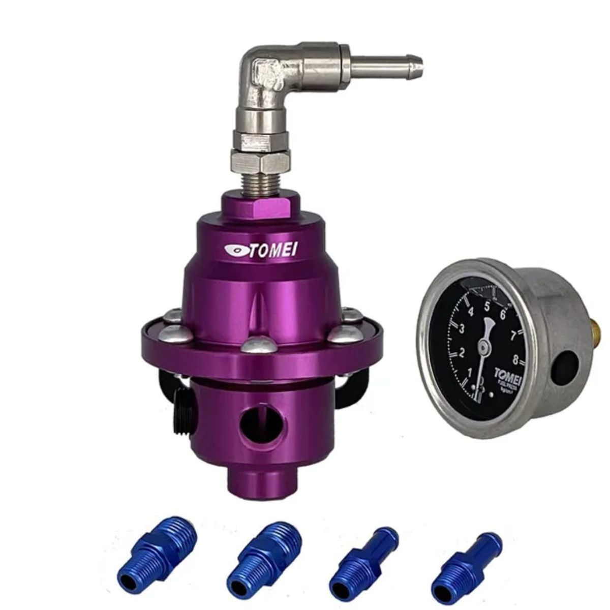 GENERICO - Regulador presión de Bencina Combustible Universal ajustable