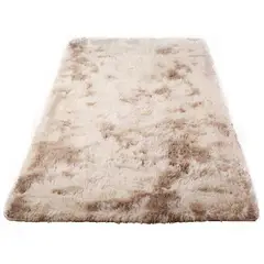 E CHAIRS BY MASLIAH - Alfombra Peluda Bajada De Cama X2 Medida 1,20 X 0,60 Beige