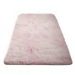 E CHAIRS BY MASLIAH - Alfombra Peluda Bajada De Cama X2 Medida 1,20 X 0,60 Rosa