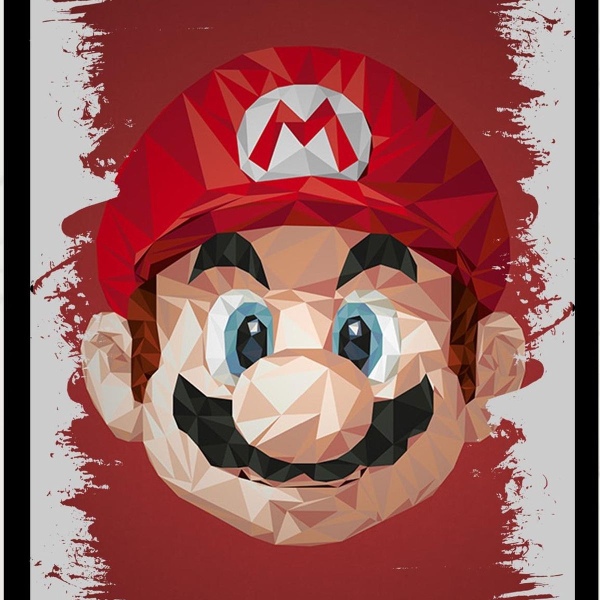 GENERICO - Cuadro Decorativo Mario Bros Medidas 30x40 CM