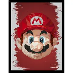 GENERICO - Cuadro Decorativo Mario Bros Medidas 30x40 CM