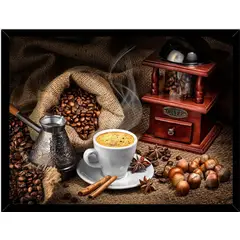 GENERICO - Cuadro Decorativo Granos de Cafe Medidas 30x40 CM