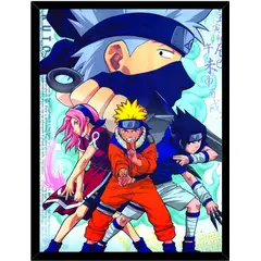 GENERICO - Cuadro Decorativo Equipo Naruto Shippuden Medidas 30x40 CM