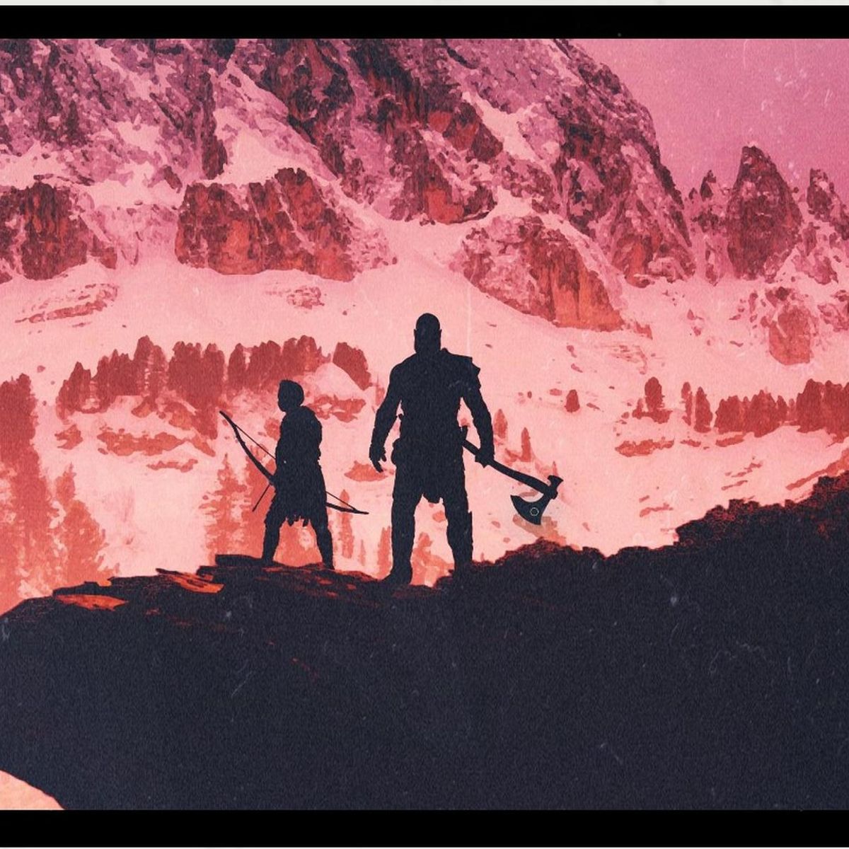 GENERICO - Cuadro Decorativo God Of War 4 Medidas 30x40 CM