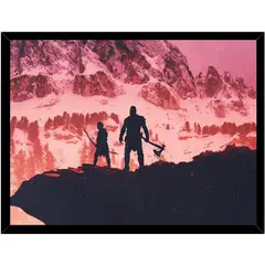 GENERICO - Cuadro Decorativo God Of War 4 Medidas 30x40 CM