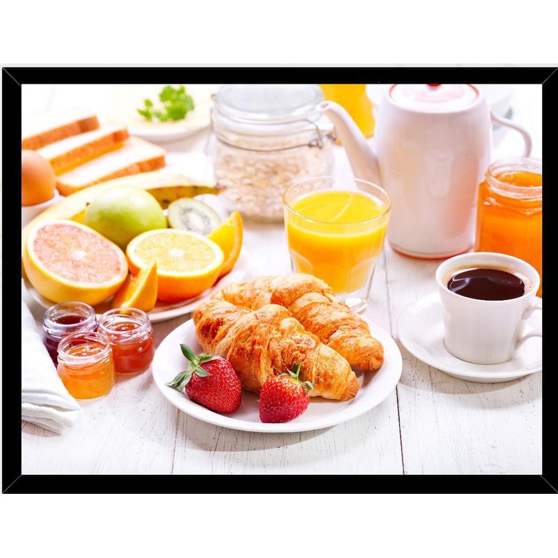 GENERICO - Cuadro Decorativo Desayuno Medidas 30x40 CM