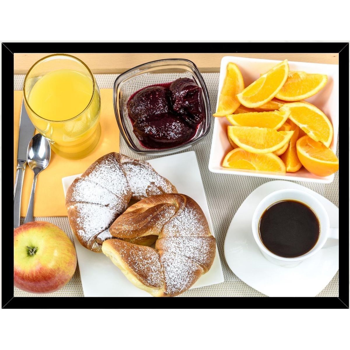 GENERICO - Cuadro Decorativo Desayuno 2 Medidas 30x40 CM