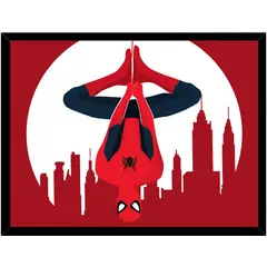 GENERICO - Cuadro Decorativo Spider Man Comic Medidas 30x40 CM