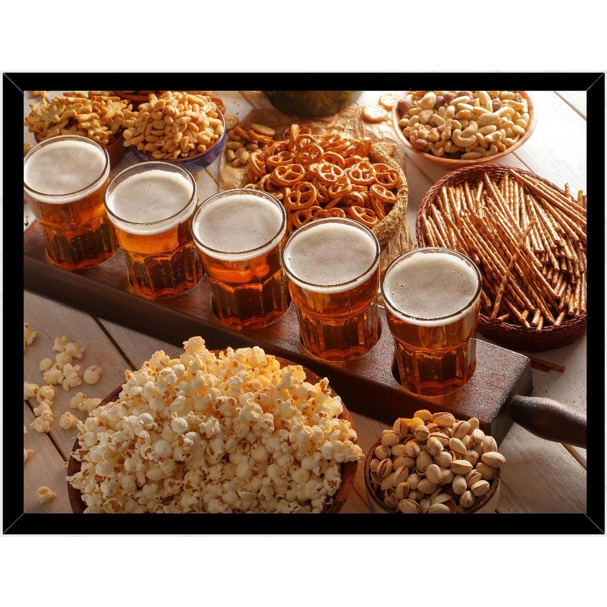 GENERICO - Cuadro Decorativo Cerveza y mas Medidas 30x40 CM