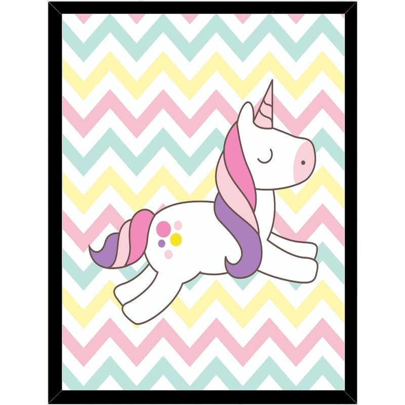 GENERICO - Cuadro Decorativo Unicornio Medidas 30x40 CM