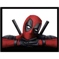 GENERICO - Cuadro Decorativo Deadpool 2 Medidas 30x40 CM