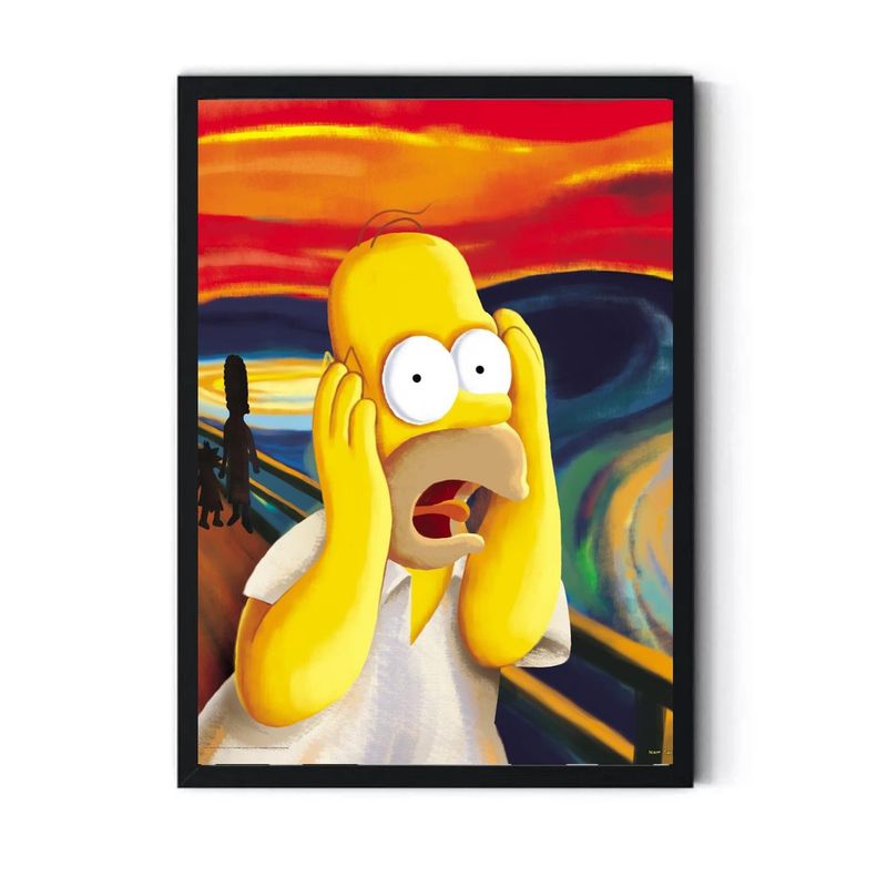 GENERICO - Cuadro Decorativo Homero Medidas 30x40 CM