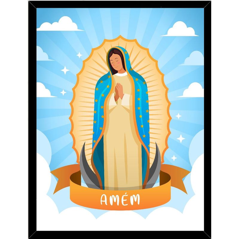 GENERICO - Cuadro Decorativo Amen Medidas 30x40 CM