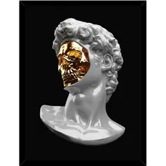 GENERICO - Cuadro Decorativo Escultura Apolo Moderno 4 Medidas 30x40 CM