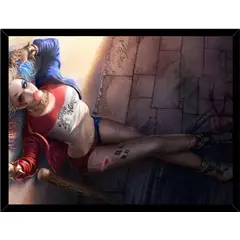 GENERICO - Cuadro Decorativo Harley Quinn 2 Medidas 30x40 CM