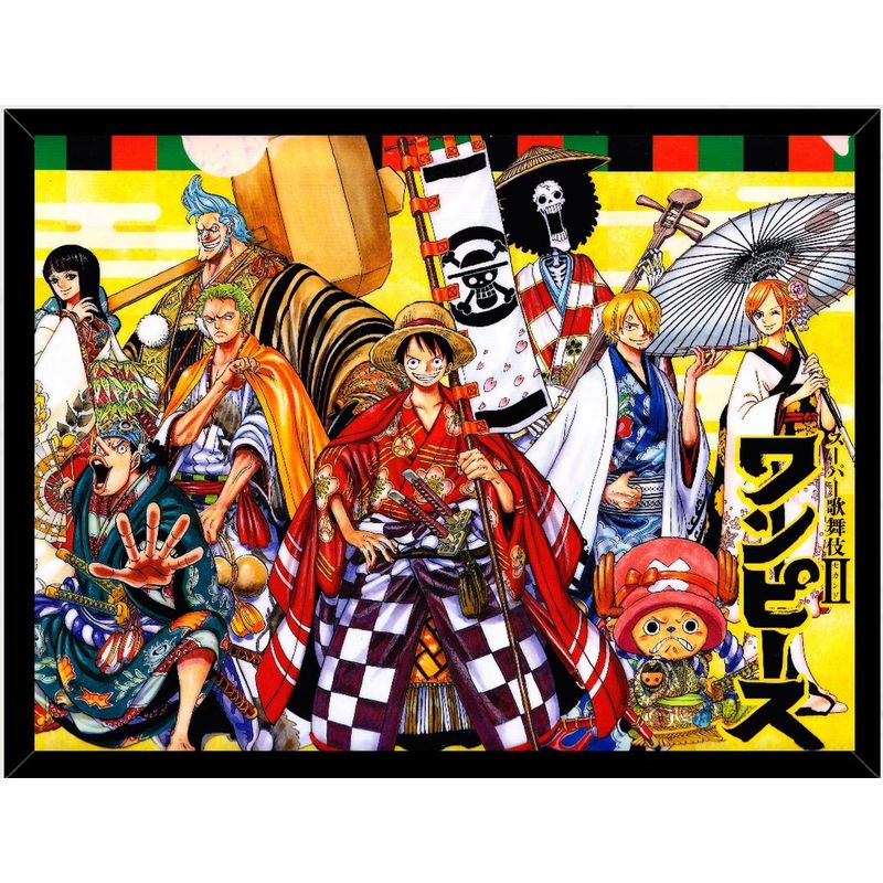GENERICO - Cuadro Decorativo One Piece Medidas 30x40 CM