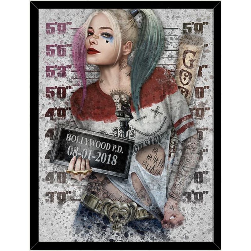 GENERICO - Cuadro Decorativo Harley Quinn Medidas 30x40 CM