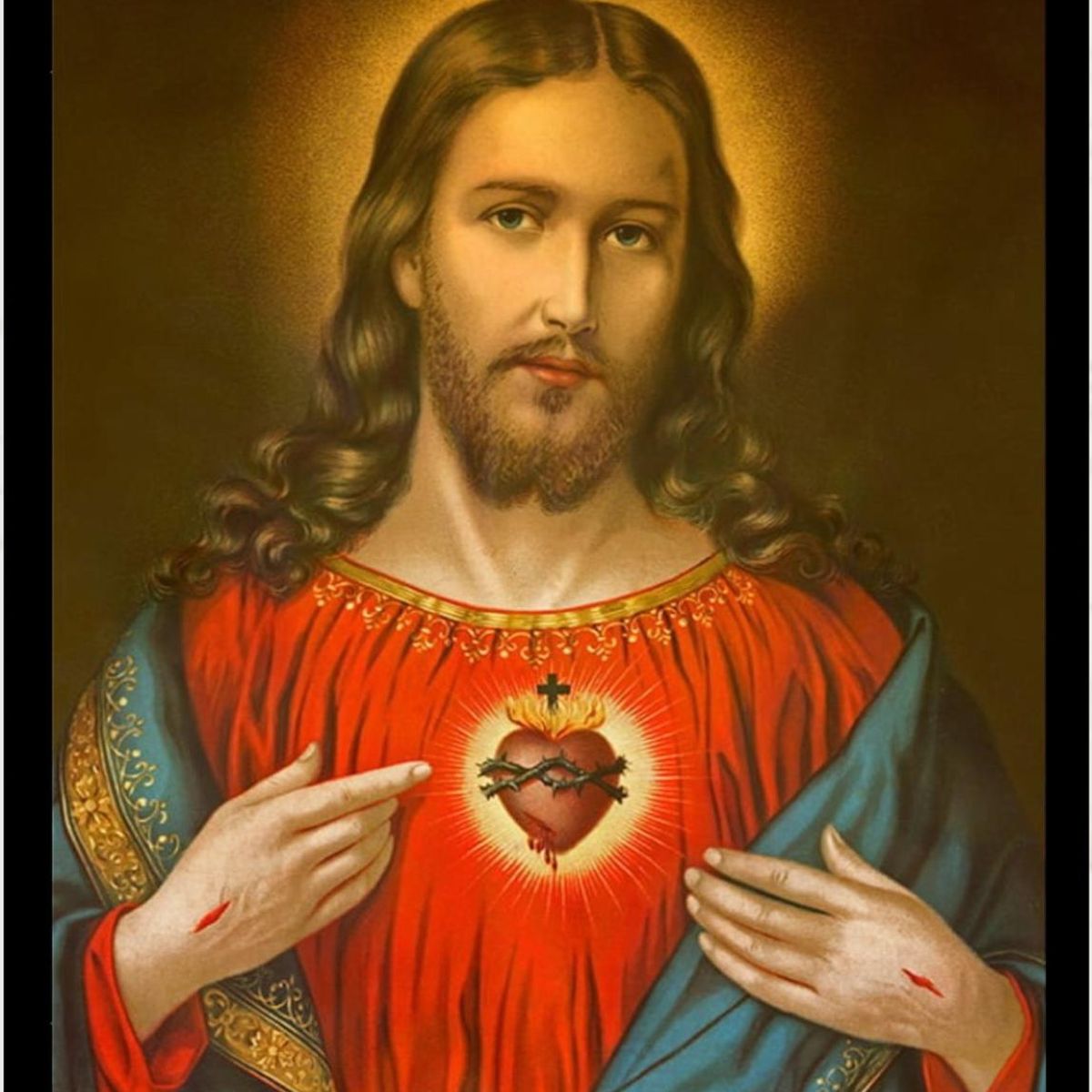 GENERICO - Cuadro Decorativo Jusus 3 Medidas 30x40 CM