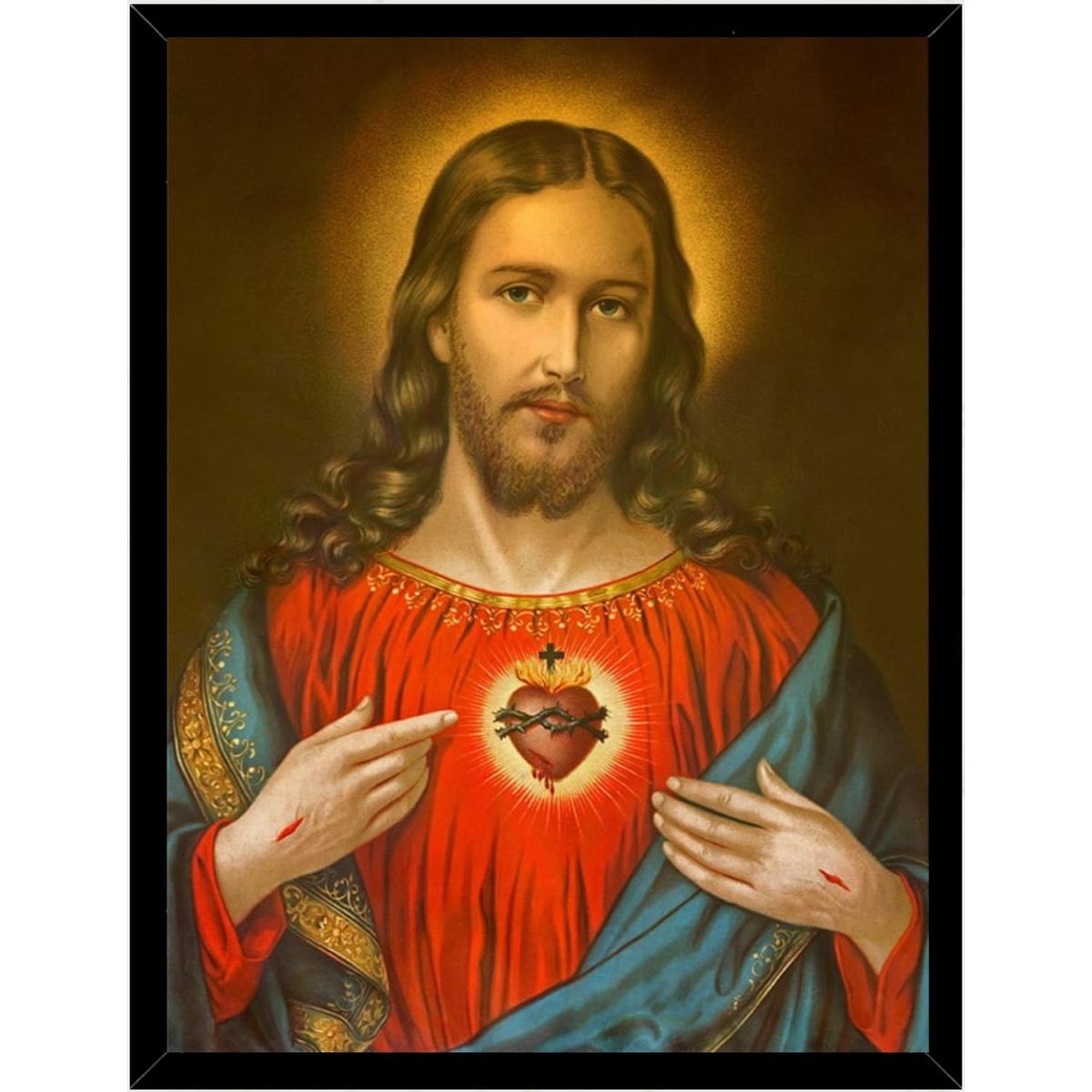 GENERICO - Cuadro Decorativo Jusus 3 Medidas 30x40 CM