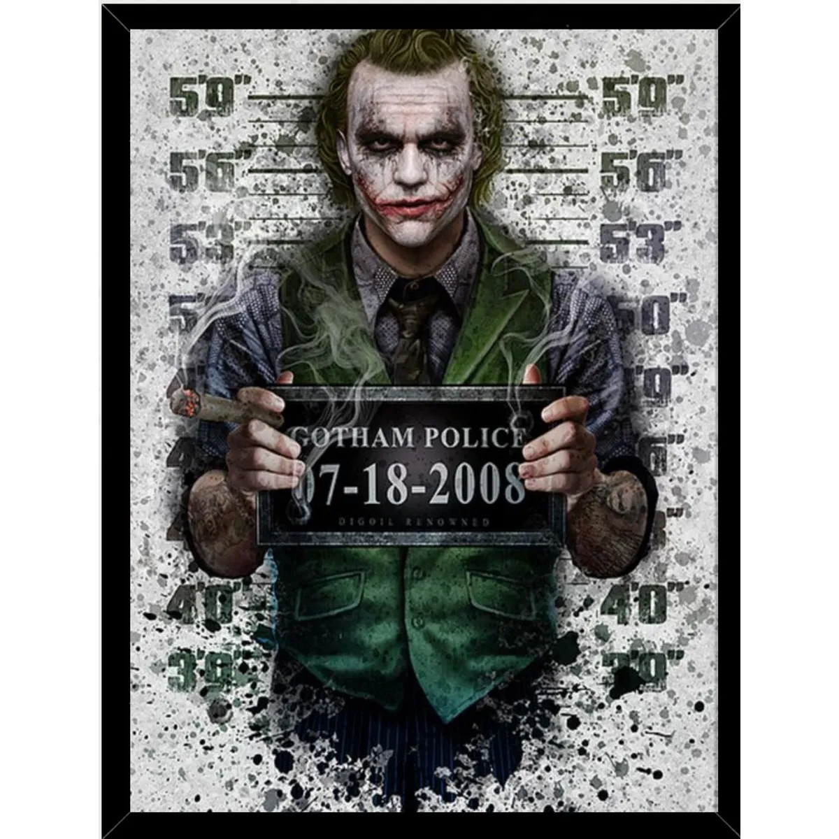 GENERICO - Cuadro Decorativo Joker 2 Medidas 30x40 CM