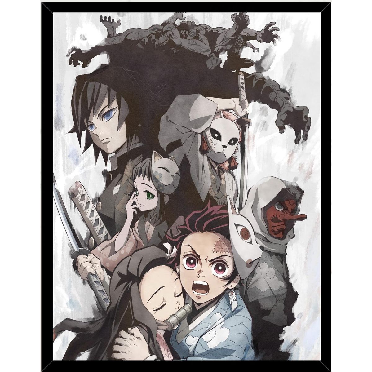 GENERICO - Cuadro Decorativo Demon Medidas 30x40 CM