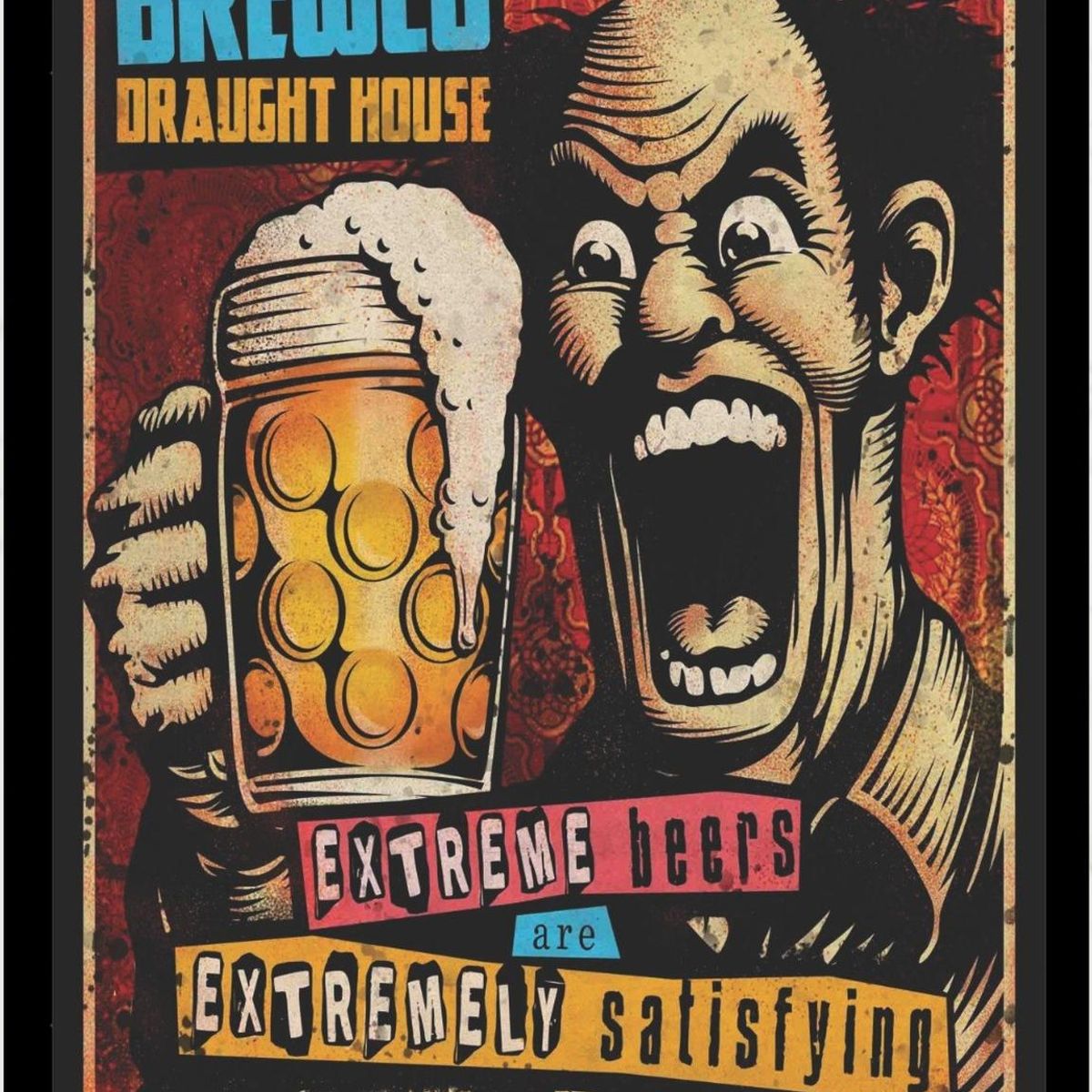 GENERICO - Cuadro Decorativo Beer Clasico Medidas 30x40 CM