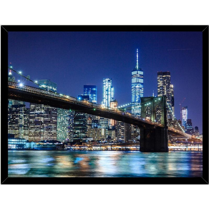 GENERICO - Cuadro Decorativo Puente de Nueva York 3 Medidas 30x40 CM