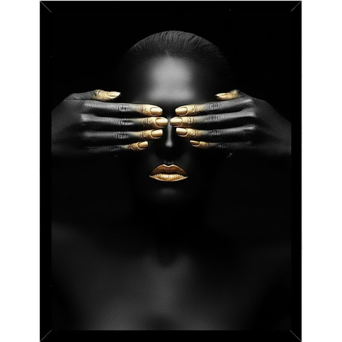 GENERICO - Cuadro Decorativo Mujer Artistico 2 Medidas 30x40 CM