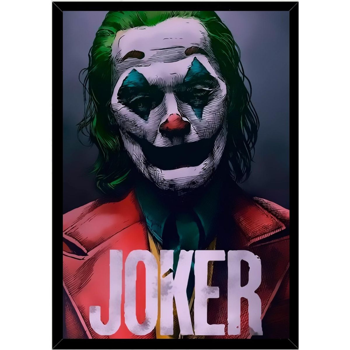 GENERICO - Cuadro Decorativo Joker Medidas 30x40 CM