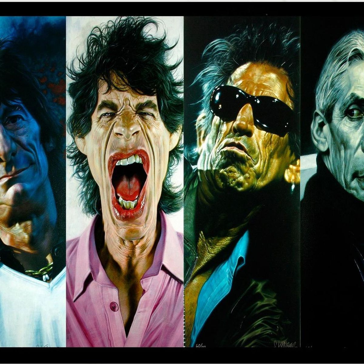 GENERICO - Cuadro Decorativo The Rolling Stones Medidas 30x40 CM