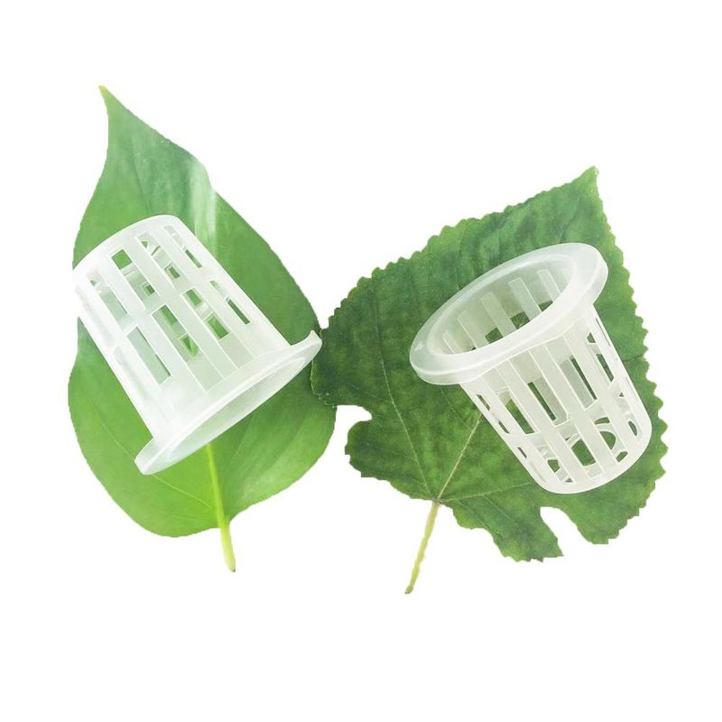 GENERICO - 20 canastillos plásticos para cultivo hidropónico 43.5mm