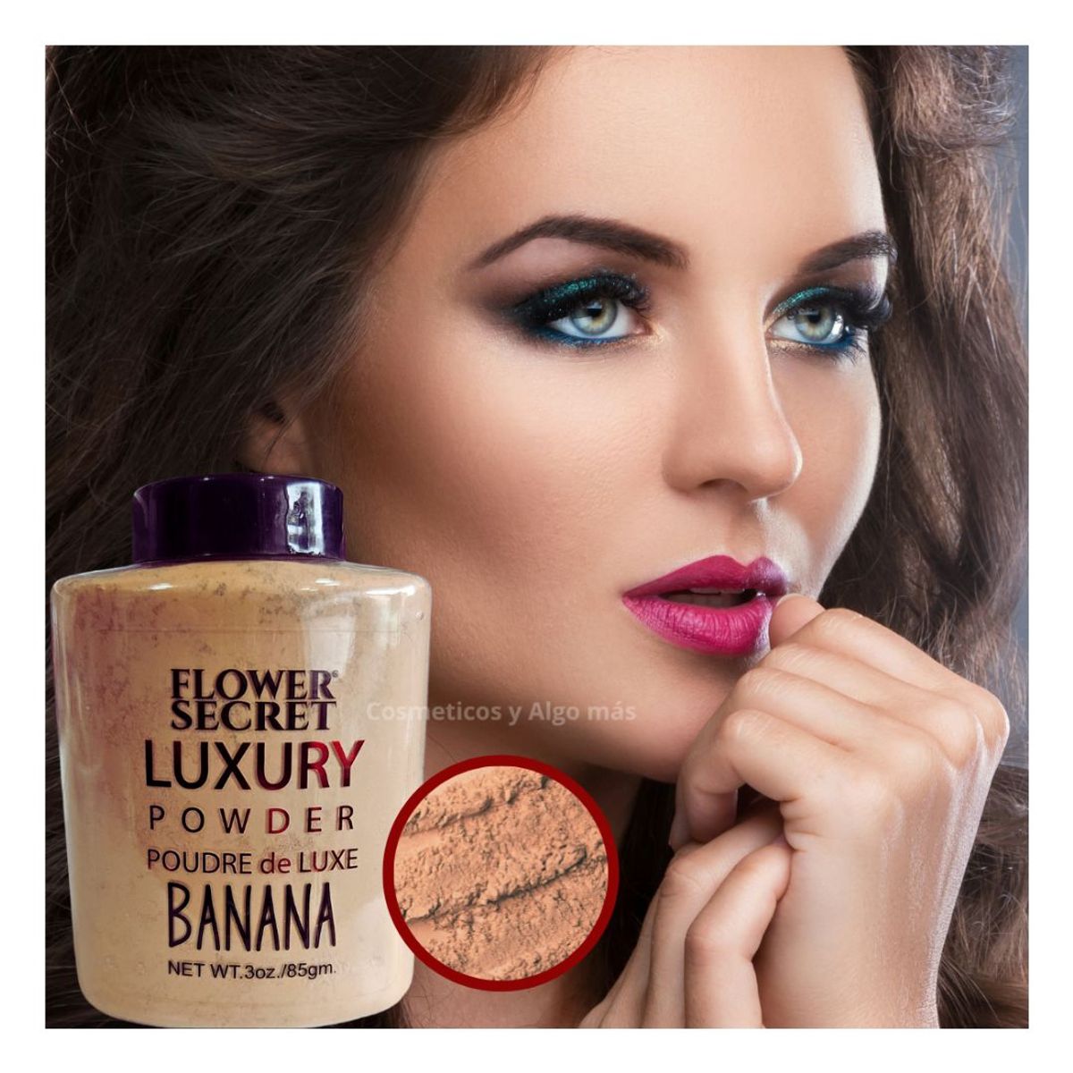 GENERICO - Polvo banana semi traslucido con acabado natural.