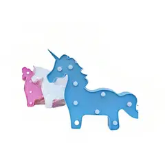 OEM - Lampara Led para Velador, decoracion, Funciona con 2 pilas AA.