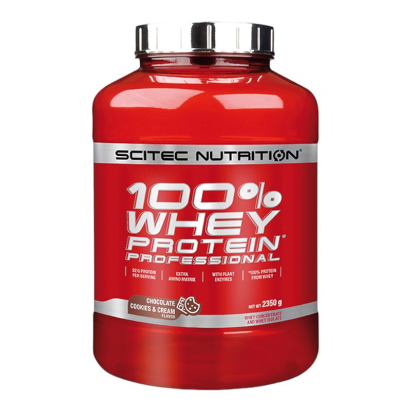 SCITEC NUTRITION - 100 WHEY PROTEIN PROFESSIONAL 78sv Chocolate Cookies Scitec nutrition