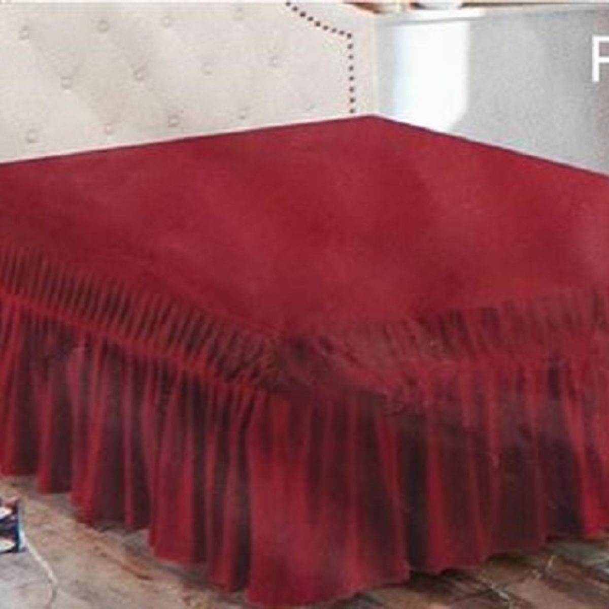 GENERICO - Faldón de cama Liso 2 Plazas