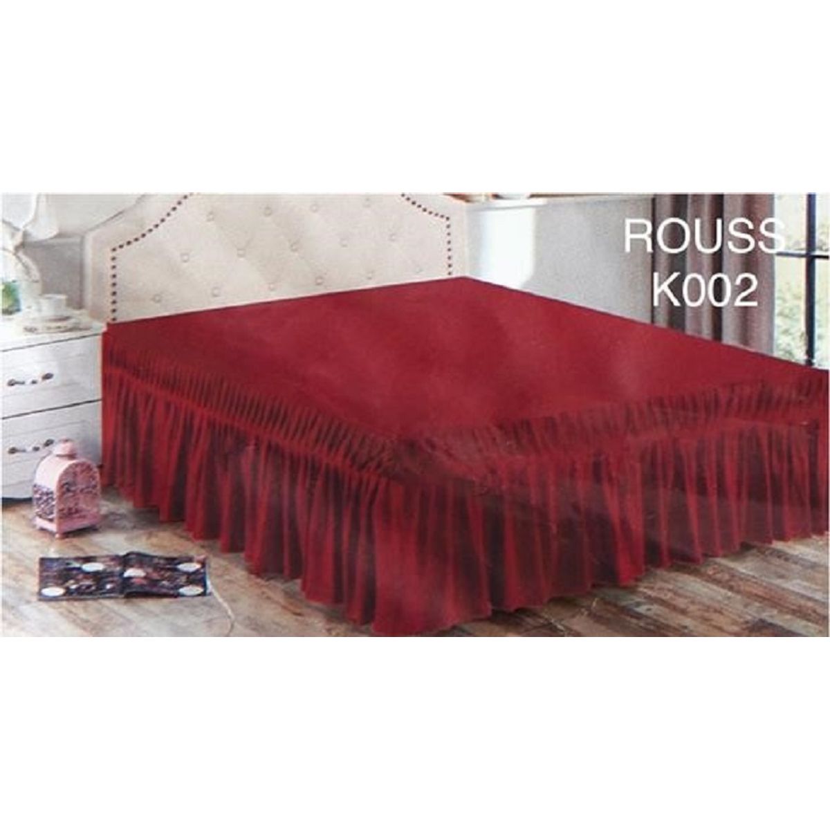 GENERICO - Faldón de cama Liso 2 Plazas