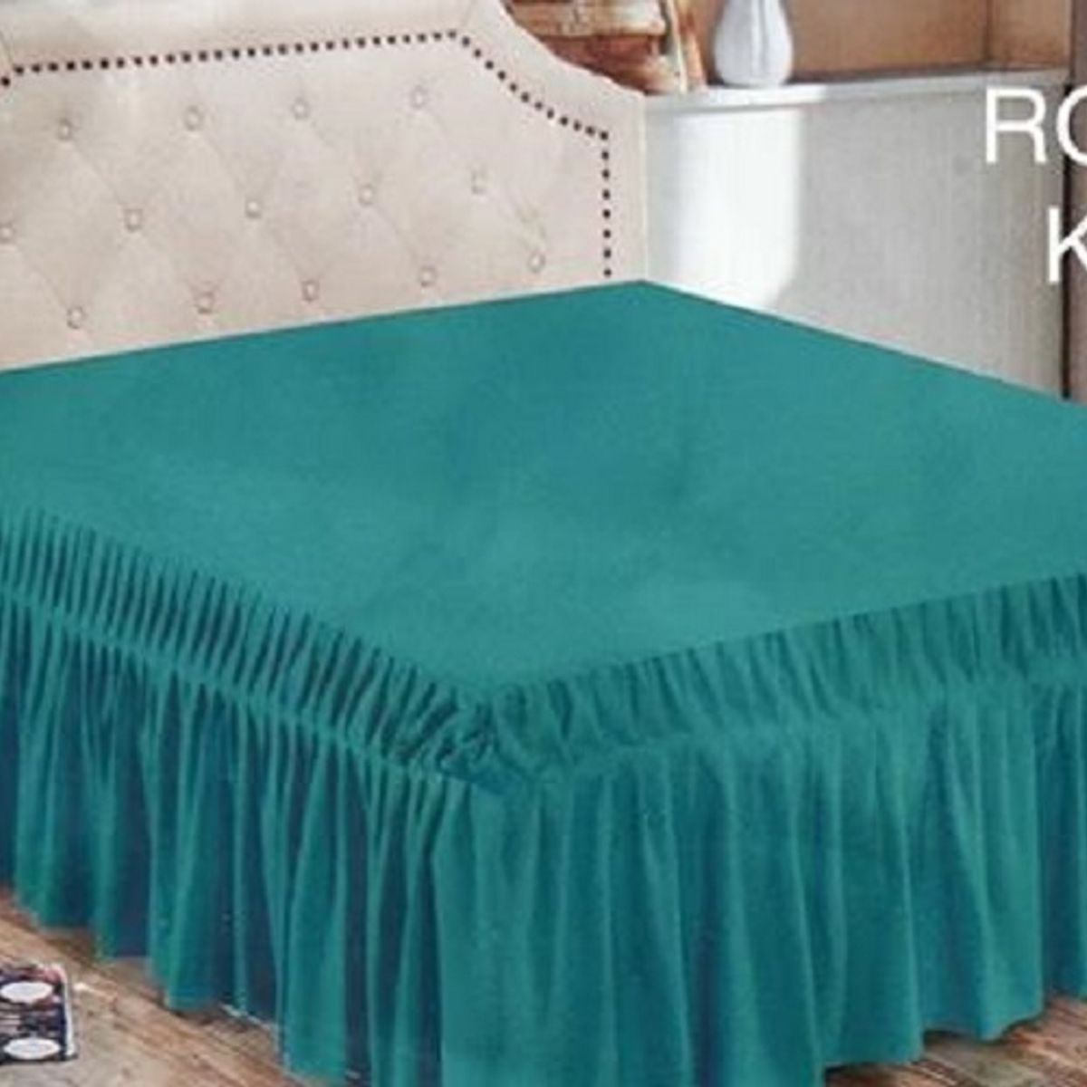 GENERICO - Faldón de cama Liso 2 Plazas