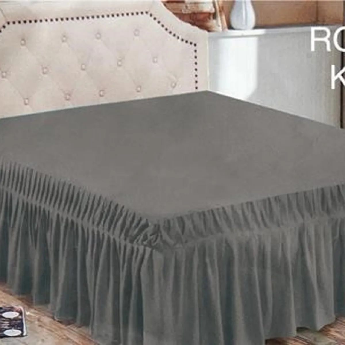 GENERICO - Faldón de cama Liso 2 Plazas