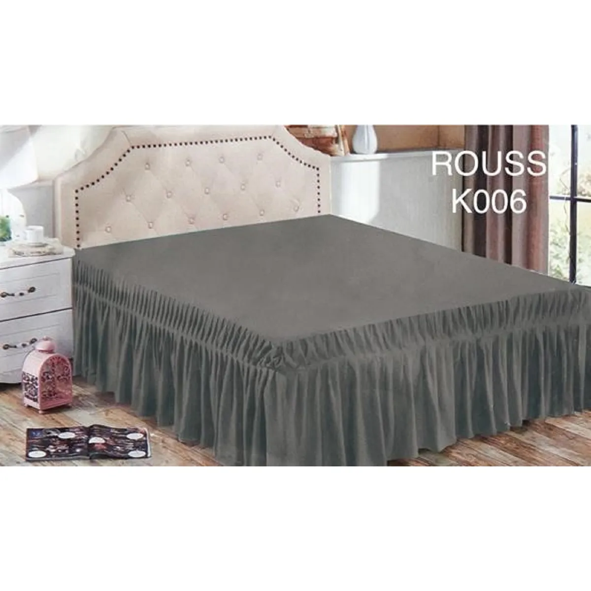 GENERICO - Faldón de cama Liso 2 Plazas