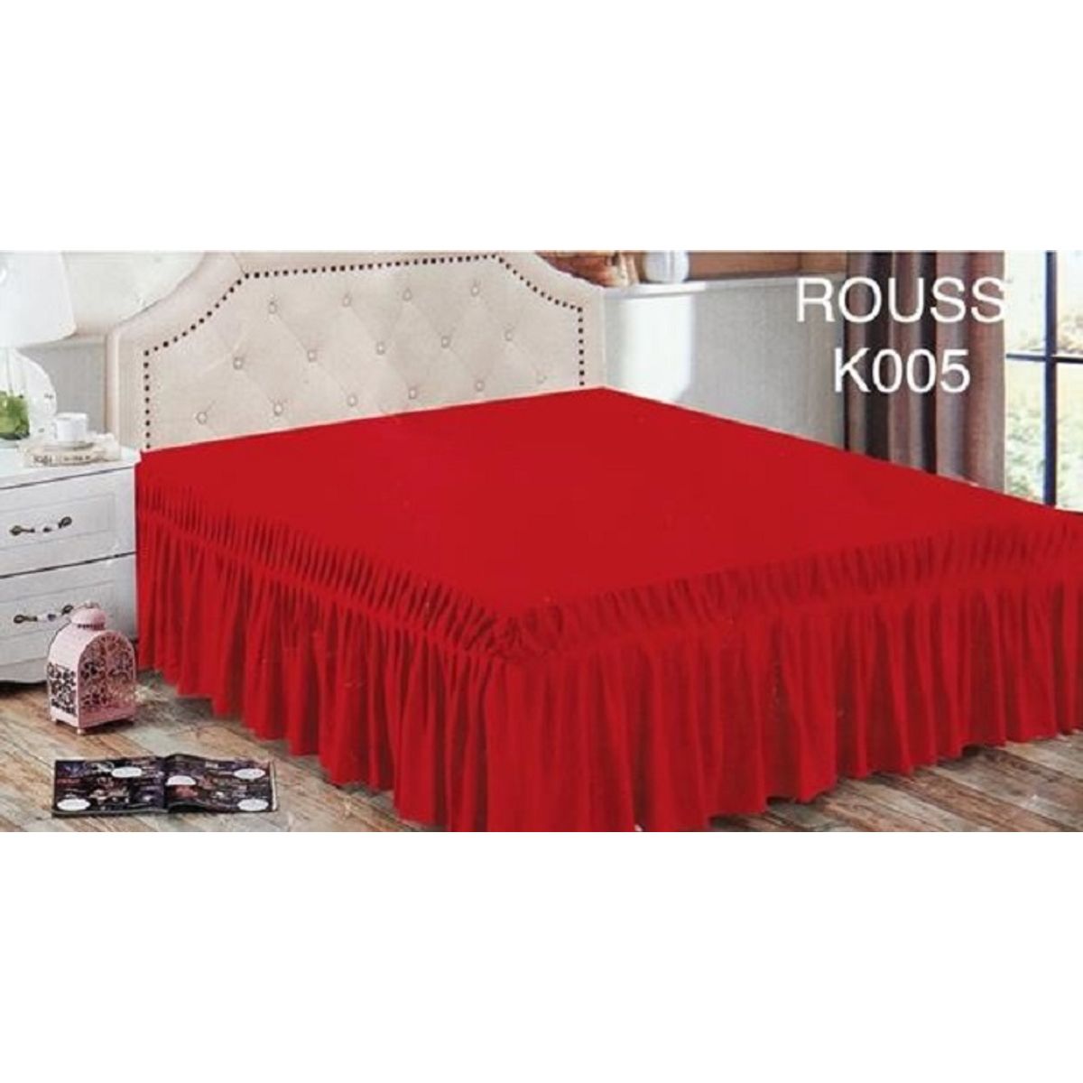 GENERICO - Faldón de cama Liso 2 Plazas