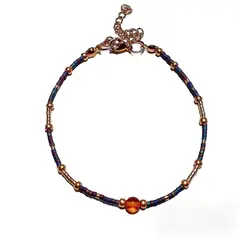 CORAZÓN DE ÁMBAR - Pulsera transmutadora Protectora