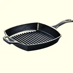 AVACANAO - Sartén Grill Hierro Fundido Negro