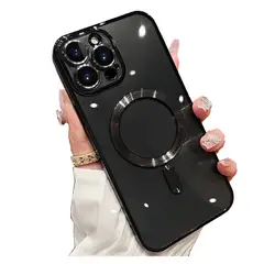 GENERICO - Carcasa Para iPhone 15 Negro Magnetica Magsafe