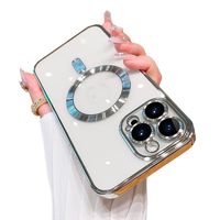 Carcasa Para iPhone 15 Plateado Magnetica Magsafe