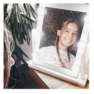 Imagen 2 del producto Espejo De Maquillaje Táctil Led 360° 6 led